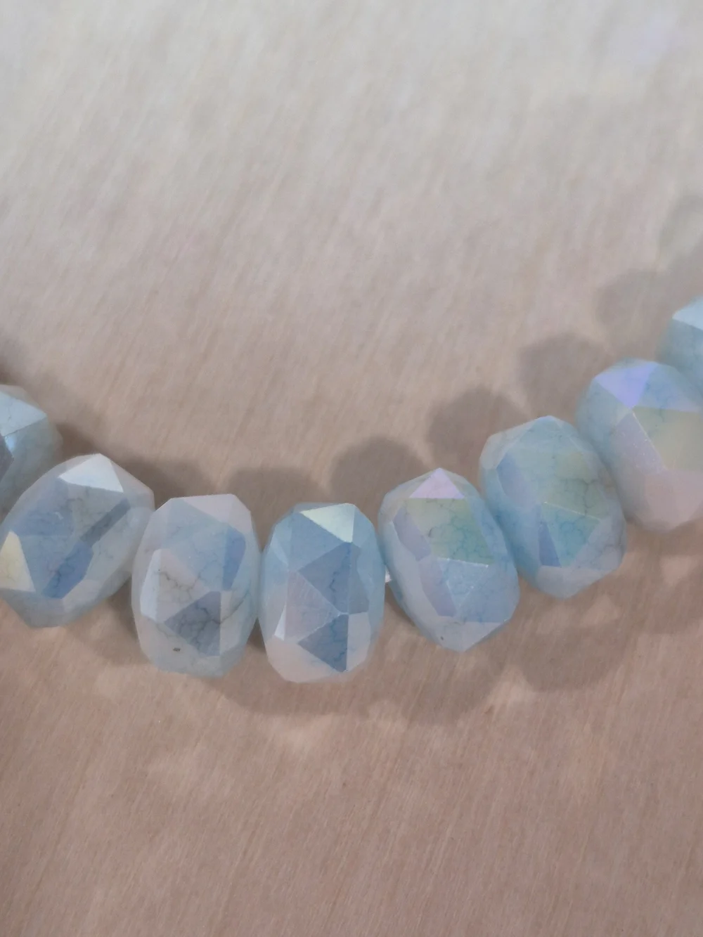 🩷💜NEW🩷💜 PRETTY!! Faceted MOSS AGATE With MOONSTONE Mix Stretch Bracelet